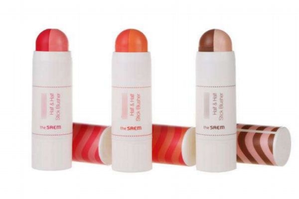 the saem雙色腮紅 得鮮雙色腮紅棒試色 the saem雙色腮紅 得鮮雙色腮紅棒試色