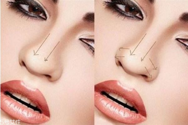 鼻子大鼻翼寬怎么化妝 教你大鼻怎么化妝