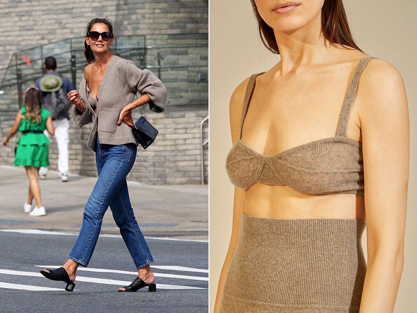 針織外套換個穿法，搭出秋裝新鮮感