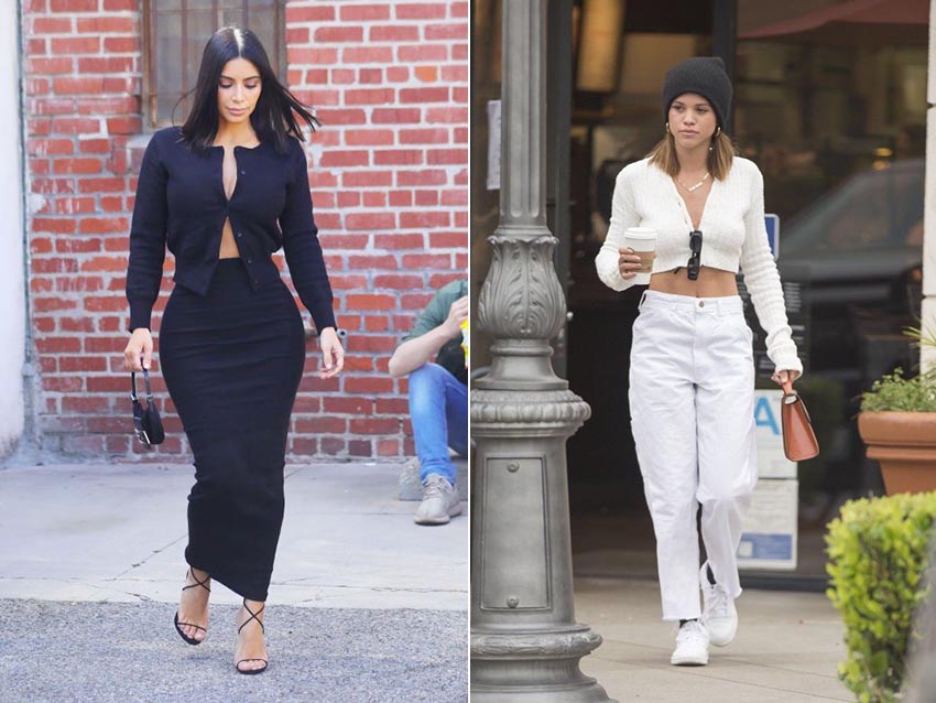 針織外套換個穿法，搭出秋裝新鮮感