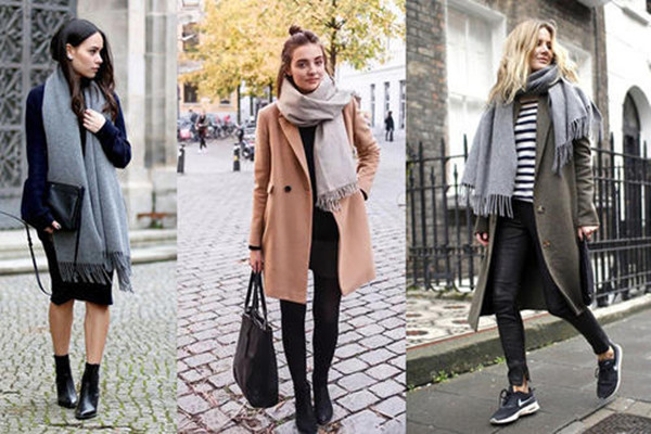 圍巾怎么搭配外套 兩用超長圍巾的款式 圍巾怎么搭配外套 兩用超長圍巾的款式