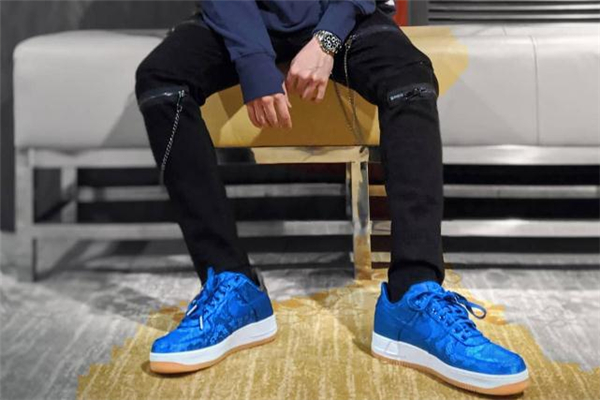 clot聯(lián)名af1藍絲綢開箱測評 clot藍絲綢會跌價嗎