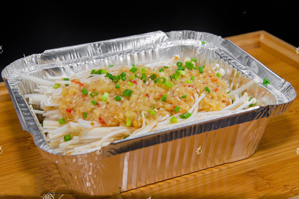 錫紙蒜蓉金針菇的做法 錫紙蒜蓉金針菇怎么做好吃