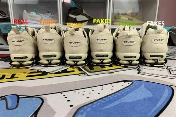 耐克stussy聯(lián)名沙漠黃真假對(duì)比 耐克stussy沙漠黃聯(lián)名開箱