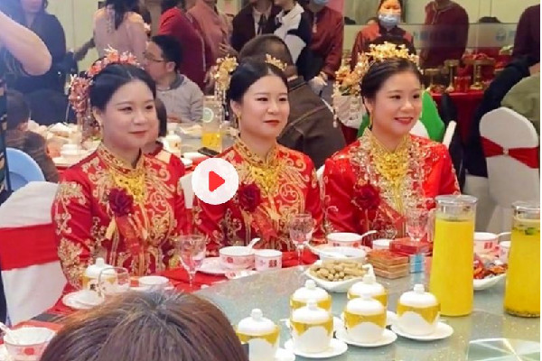 3胞胎姐妹同日出嫁場面轟動 出嫁要準(zhǔn)備什么嫁妝
